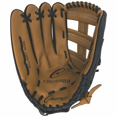 ChampionSports13"Glove|SyntheticLeatherFrontandBack|DoubleBarOpen-WebandConventionalBackDesign|DeepSetPocket|Age:AdultLarge-HighSchool|Right-HandedGlove