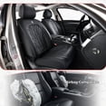 thumbnail image 6 of Car Seat Covers，Front and Rear, Fits Lincoln Mks 2010, Black 5 Pieces, 6 of 10