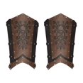 thumbnail image 1 of Funda para botas,Botas Steampunk medievales con cubre botas y ,Fundas de cuero de PU para botas de ,Accesorios para disfraz de Cosplay Knight Boots Covers,Polainas Marrón, 1 of 8