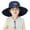 Navy, variant on Gubotare Kids Sun Hat with Solar Fan Wide Brim Hat Adjustable with Neck Flap UPF 50+ for Boys Girls Beach, Solar and USB Powered (Light Gray,Size 4-10 Years)