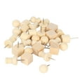 thumbnail image 2 of Wood Pushpins, Widely Used Easy Removal Wooden Push Pin  For Corkboard For Photo For Map, 2 of 8
