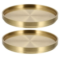 Gold Brass Coasters for Drinks Tabletop Decor