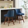 thumbnail image 3 of MIKIBAMA 26'' H Seat Height Upholstered Bar Stools Set of 2, 3 of 11