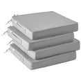 thumbnail image 1 of Juego de 4 cojines para sillas de exterior IPYNBAP, impermeables, color gris claro, 1 of 7