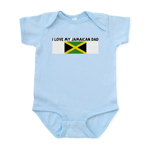CafePress - I LOVE MY JAMAICAN DAD Infant Bodysuit - Baby Light Bodysuit, Size Newborn - 24 Months