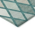 thumbnail image 4 of Addison Rugs Chantille Indoor/Outdoor Transitional Diamonds Teal Washable Rectangle Rug, 9' x 12', 4 of 6