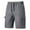 Gray, variant on Herrnalise Mens Work Shorts 9" Work Pants for Mens Portable Phone Charge Shorts Multi Pokets Cargo Shorts Comfy Cotton blend Shorts Gray