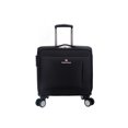 thumbnail image 1 of Maleta telescópica de nailon para hombre y mujer, Maleta de viaje de 18 pulgadas, equipaje con Spinner, color negro oscuro, novedad de 2023, 1 of 4