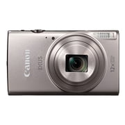 Canon PowerShot IXUS 285 HS Digital Camera 12x Zoom Silver Bundle 64GB Kit (International Model)