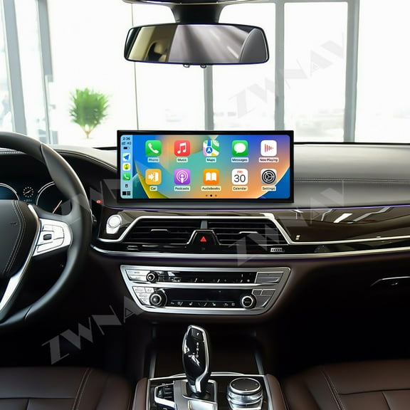 ZWNAV 15.8 inch Android 14 Car Radio for BMW 7 Series G11 2016-2018 Wirless Carplay GPS Navigation Screen Upgrade Multimedia Player