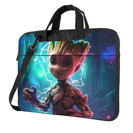 I Am Groot Laptop Case Computer Bag Computer Case Laptop Briefcase Shoulder Messenger Bag for 15.6 inch Laptop