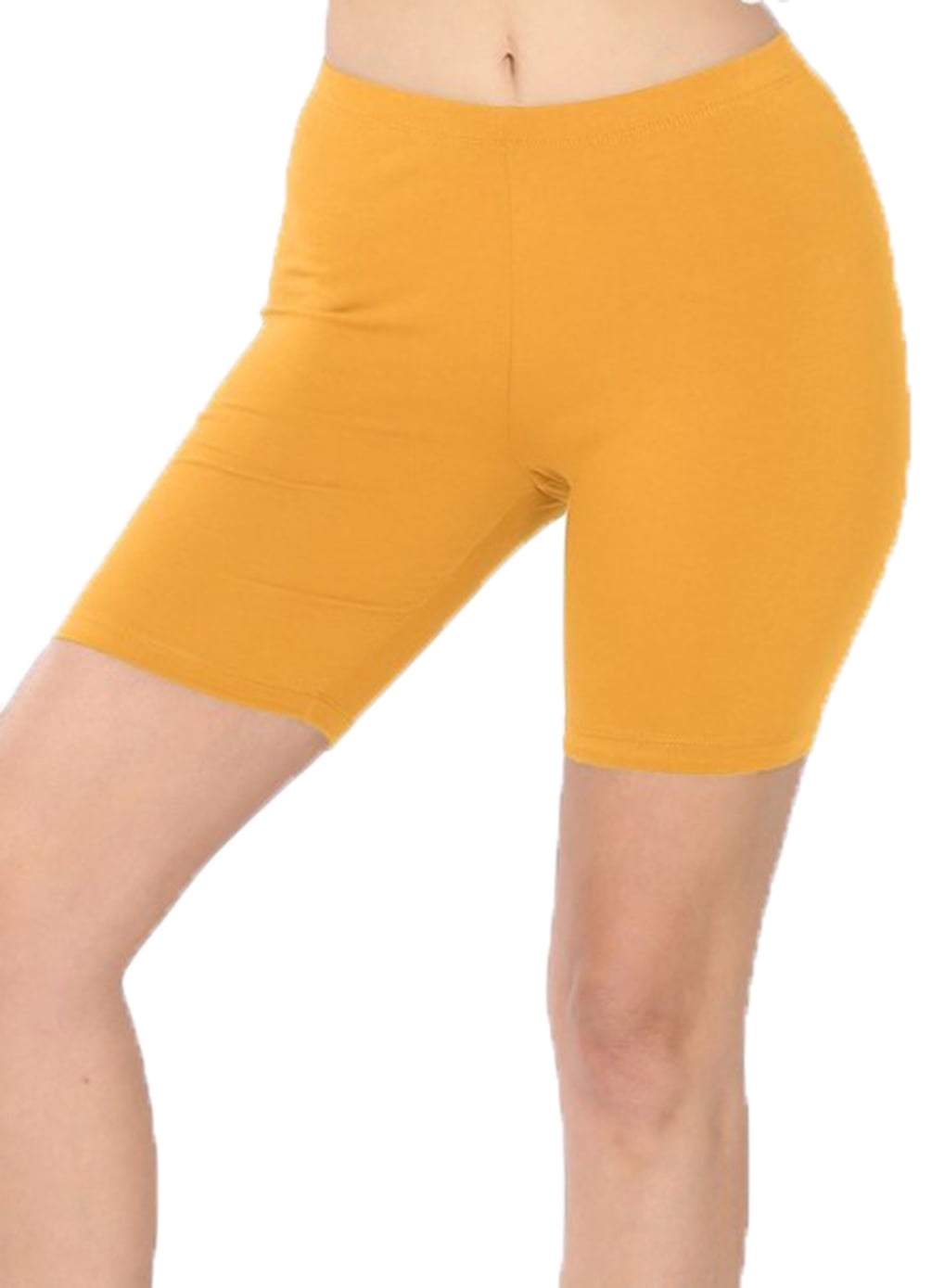Women Cotton High Waist Active Bermuda 