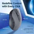thumbnail image 2 of Ratón silencioso Bluetooth Lenovo WL310 ergonómico gris, 2 of 6