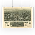 thumbnail image 1 of Absecon, New Jersey - Panoramic Map (36x54 Giclee Gallery Print, Wall Decor Travel Poster), 1 of 1