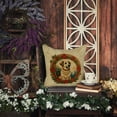 thumbnail image 4 of Anatolian Shepherd Dog Christmas Flowers Throw Pillow 14 in x 14 in, 4 of 5
