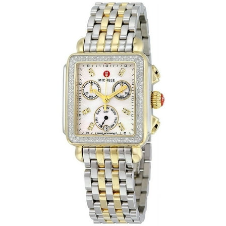 Michele Deco Day Diamond Ladies 33mm Watch MWW06P000108