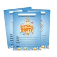 thumbnail image 1 of Darling Souvenir Blue Birthday Invitation Card 28 Pcs Fill or Write In Blank Invites Printable Party Supplies 5 x 7 Inches, 1 of 5