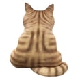 thumbnail image 4 of Lindo gato de peluche de peluche, adorno acolchado multifuncional para gato. Naranja 59cm, 4 of 9