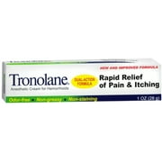 Tronolane Anesthetic Cream for Hemorrhoids 1 oz - (Pack of 4)
