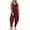 Wine, variant on Vedolay Bodycon Jumpsuit For Women Women's Tank Jumpsuit Casual Sleeveless Jumpsuit Beam Foot Elasitic Waist Rompers Jumpsuits,Green L