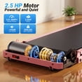 thumbnail image 5 of 3-in-1 Walking Pad with 8% Incline & Vibration, 2.5HP Under Desk Treadmill for Home Office, 300 lbs Capacity Foldable Treadmill with Handlebar, Installation-Free & Space-Saving, 5 of 7