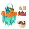 thumbnail image 4 of Castillo de arena 8 Uds Juguete al aire libre CUTICAT Verde, 4 of 8