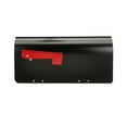 thumbnail image 3 of Gibraltar Mailboxes Ironside Large Post Mount Galvanized Steel Mailbox, Black, 3 of 7