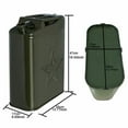 thumbnail image 3 of Pair Jerry Can 5 Gallon 20L Steel Outdoor Emergency Portable New, 3 of 5