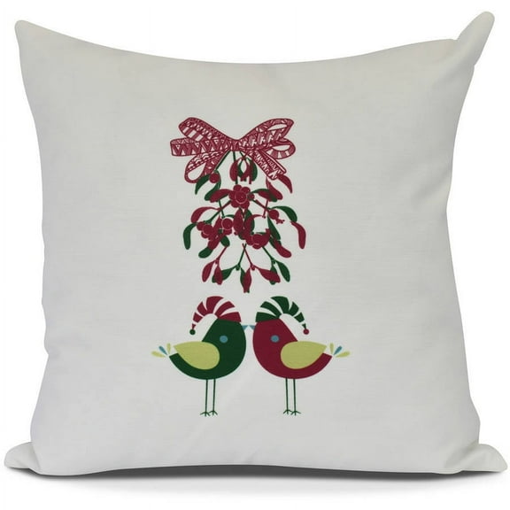 Simply Daisy, Love Birds Animal Print Outdoor Pillow