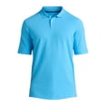 thumbnail image 3 of George Men’s & Big Men’s 2-Pack Pique Polo Shirt, Sizes XS-3XL, 3 of 7