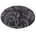 thumbnail image 4 of Rugsotic Carpets Hand Tufted Wool Eco-Friendly Area Rugs - 6'x6', Round, Black Gray, Modern Contemporary Design, High Pile Handmade Anti Skid Rugs for Living Room, Bed Room (K00203), 4 of 5