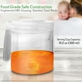 thumbnail image 4 of NutriChef Electric Baby Food Maker Puree Food Processor Blender Steamer (2 Pack), 4 of 8