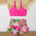 thumbnail image 2 of Girls Swimsuit 2 Piece Bikini Bathing Suit Quick Dry Swimwear Size 8-12 Years, 2 of 3