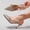 Khaki, variant on 2026 Women's Water Diamond Women's Sexy Pointed Pearl High Heels Fabric Embroidery Sparkling Gorgeous Wedding Sandals