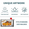 thumbnail image 5 of Happy Halloween Spooky Ghost Truck Mailbox Covers Magnetic Black Halloween and Outdoor Mailbox Cover Standard Size 18 X 21 Holiday Mailbox Wrap Post Letter Box Cover Decorative for Home Garden, 5 of 6