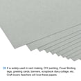 thumbnail image 4 of Unique Bargains Shimmer Cardstock Paper 25 Sheets, 8x11.5 Inch 92 Lb/250gsm, Silver Tone, 4 of 6