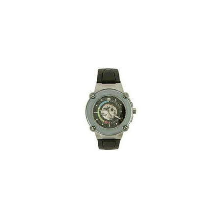 Men's Black Strap Kinetic Watch