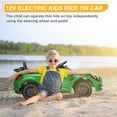 thumbnail image 3 of Winado 12V Kids Ride On Car for Toddlers, Licensed Mercedes Benz AMG GTR, Powered Electric Vehicle with 2.4G Remote Control, Green, 3 of 10