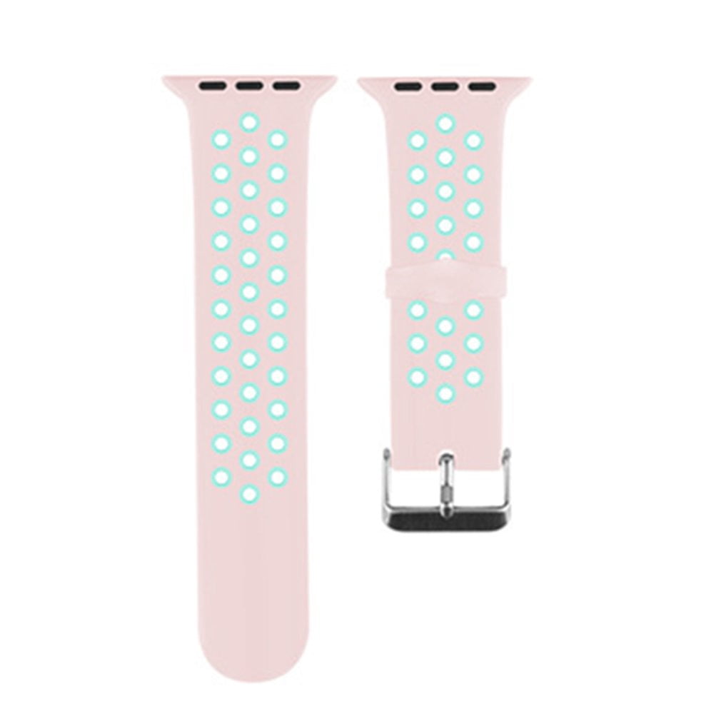 Fancy Two-Color High Quality Material Silicone Sports Watch Strap For Apple  Watch Iwatch1/2/3/4 Generation Watch - Walmart.com
