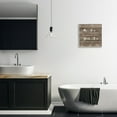 thumbnail image 2 of Stupell Industries Your Aim Toilet Cleanliness Funny Motivational Saying,17 x 17, Design by CAD Designs, 2 of 8
