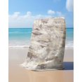 thumbnail image 4 of Abstract Brown Beach Towels Oversized Super Absorbent, Retro Country Rustic Street Oil Paint Art Lightweight Bath Towel Quick Dry Sets For Bathroom/Pool/Rv Camping/Beach Play/Gym Room/Picnic 23"x47", 4 of 8