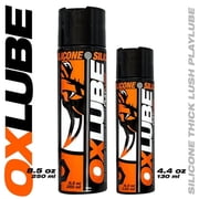 Oxballs OXLube Thick Silicone Based Persoanl Lubricant, 4.4 oz