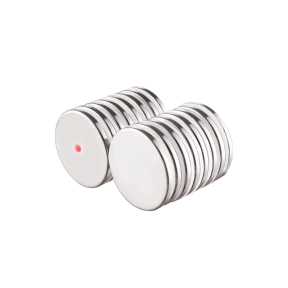 20pc Neodymium Magnets – 1" x 1/16" (25.4mm x 1.5mm) – Rare Earth Permanent Magnets