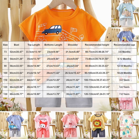 Zaveiop Toddler Baby Boy Summer Clothes 6 12 18 24 Months Short Sleeve Letter T Shirt Top Short Infant Newborn Baby Outfit (Light Pink,6-12 Months)