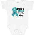thumbnail image 3 of Inktastic Mom Ovarian Cancer Ribbon Boys or Girls Baby Bodysuit, 3 of 5