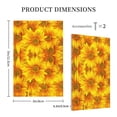 thumbnail image 5 of Kll 3d Sunflowers Wall Plate,Gloss Finish,Standard Size 1 - 5" X 3", Polycarbonate Thermoplastic,Electric Receptacle Plug Covers, 5 of 8