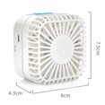 thumbnail image 3 of Humidificador De Aire Acondicionado Recargable Usb De Verano Con Ventilador Plegable De Mano Con Luz De Noche Led Colorida Yuarrent OD016612-04, 3 of 4