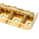 thumbnail image 2 of Electric Guitar Short Bridge Vintage Brass Compensated 3 Saddles for Tele Guitars, 2 of 5