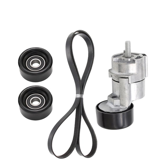Idler Pulley ＆ Belt Tensioner Set for Kia Sorento Base EX LX 2.4L G4KC 2011