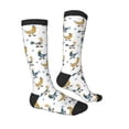 thumbnail image 3 of Fotbe Farm Roosters print Women's Men's Novelty Crew Socks Cotton Socks Knee High Socks for Walking,Running,Nurses,Pregnancy, 3 of 9